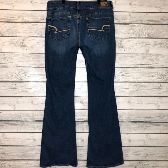 American Eagle Artist Flare Jeans Size 10 - Picture 4 of 7